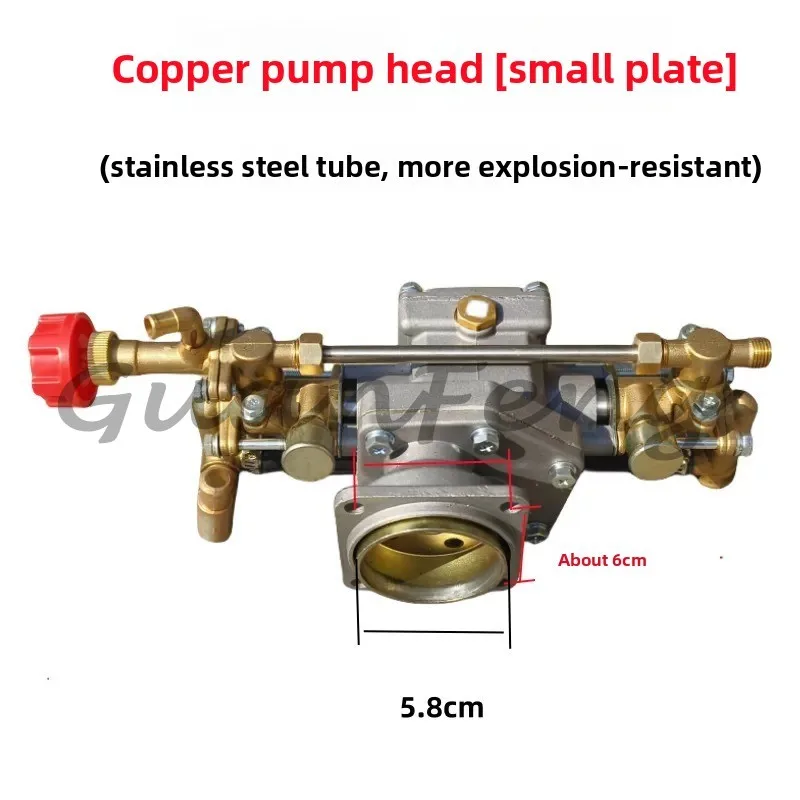 Sprayer Pump for 2-4Stroke Engine Standard Brass Pump with Grease Cup Spraying Knapsack Power Pump Head