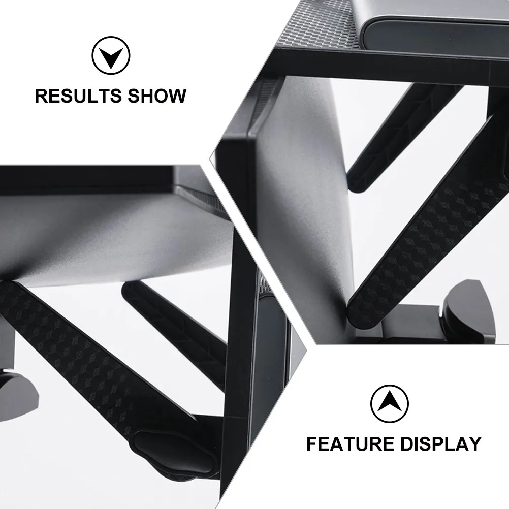 Router Storage Organizer Punch-Free ABS Monitor Shelf Large Space Adjustable Support Computer Screen Rack for Set-Top Box