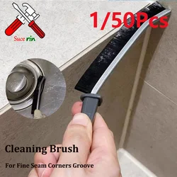 1/10/50Pcs Cleaning Brush for Fine Seam Corners Groove Kitchen Bathroom Tiles Joints Brush Toilet WC Brush Window Cleaning Tools