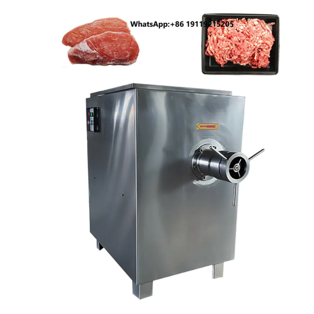 Professional Industrial Machinery for Frozen Meat Processing Plant and Pet Food Production Frozen Meat Grinder Machine