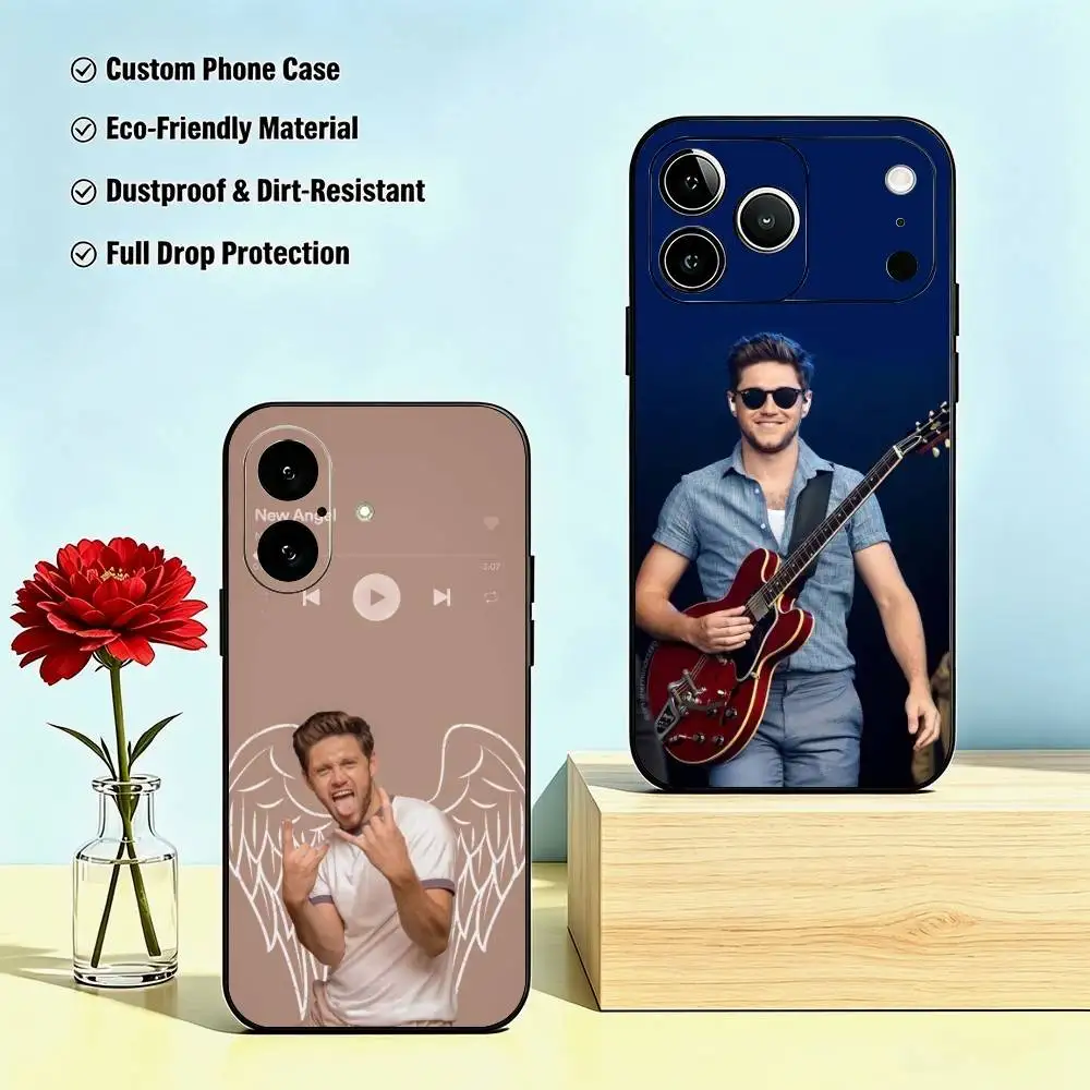 Niall Horan Folk Pop Rock  Phone Case For iPhone18 17, 16,15,14,13,12,11 Plus,Pro Max, Others Soft Black Cover Gift