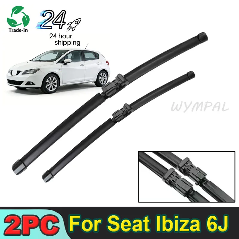 

Комплект из 2 щеток стеклоочистителя (передняя и задняя) для Seat Ibiza 6J 2009-2012, щетки для лобового стекла, 24+16 дюймов