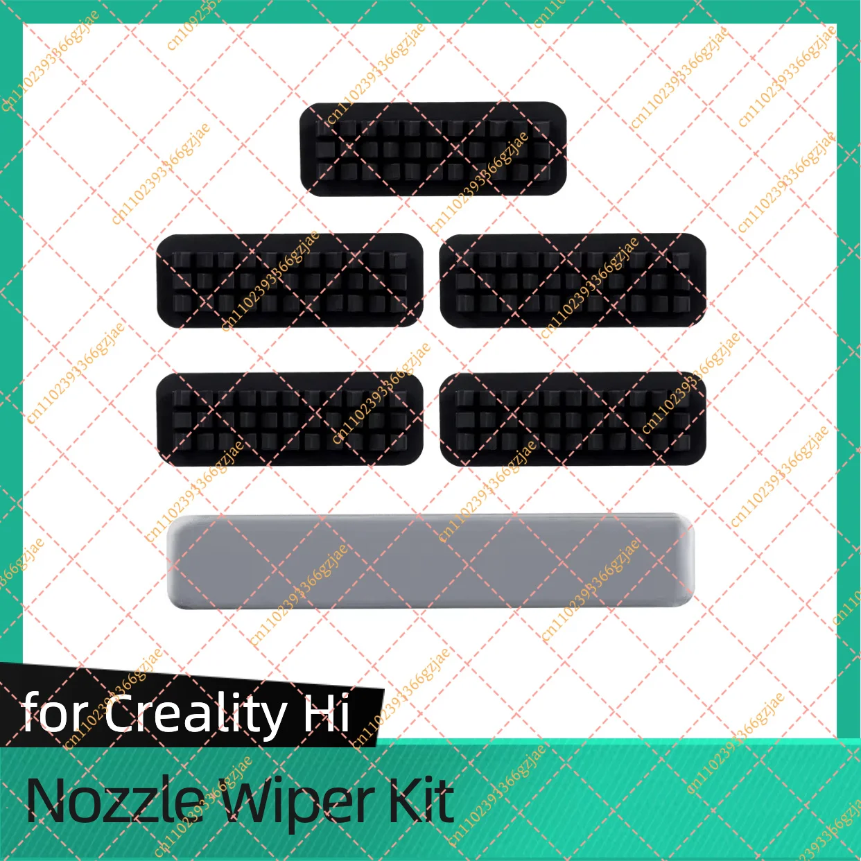 For Creality Hi Nozzle Wiper Module Combo Pack for Creality Hi 3D Printer Accessories Silicon Wiper Nozzle Cleaner