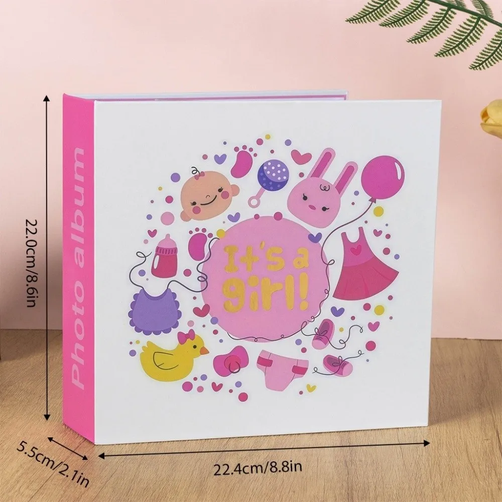 New 6 Inch 200 Pockets Photo Album Laminated Insert Pocket Scrapbook Album Large Capacity Photo Storage Family Memory