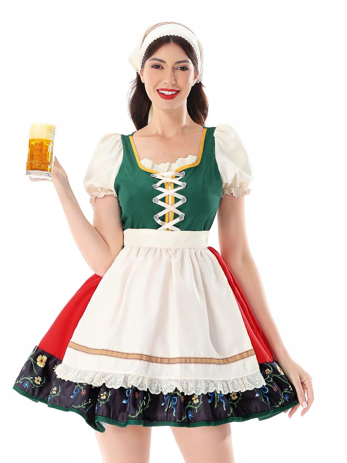 

Munich Carnival Farm Girl Halloween Dress Women's Style Country Wind Bavarian Beer Festival Costume Traditional Chinese Ethni...