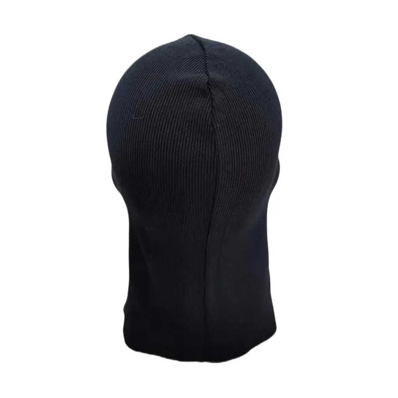 Sturmhaube Gesichts maske für Männer Frauen Voll gesichts maske Kapuze taktische Schnee Motorrad Radfahren Laufen gestrickte Mütze Pullover – Detail 15