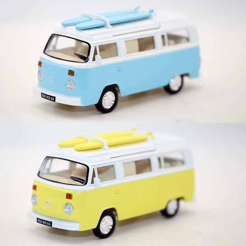 Norev Diecast Escala 1:43 T2 Combi Van, Modelo de Coche de Aleación de Simulación, Colección, Decoración, Regalo Festivo, Exhibición Estática
