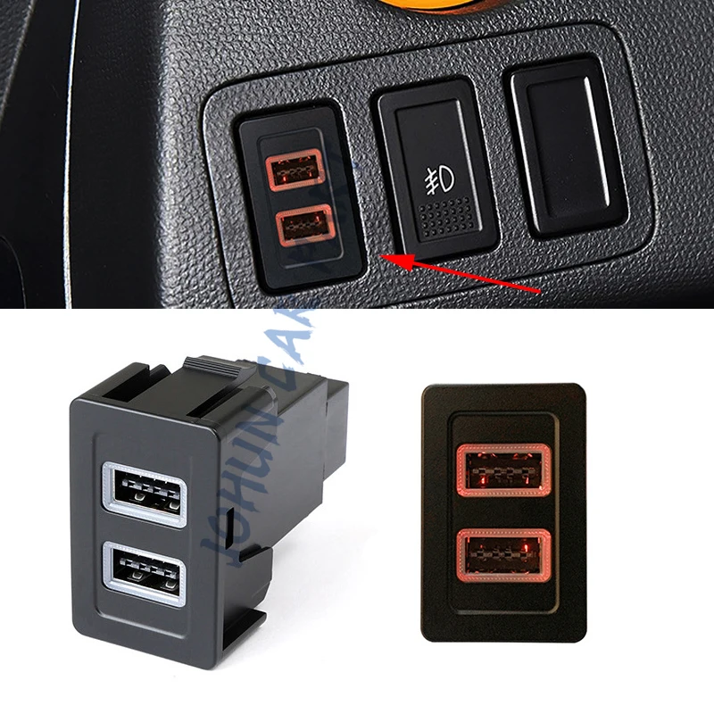 

12 В автомобильный интерфейсный кабель с двойной зарядкой USB QC3.0 для Suzuki SX4 Swift Vetra New Alto S-cross, высококачественные автомобильные аксессуары