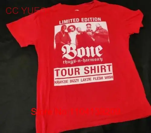 BONE LIMITED EDITION Thugs n Harmony US Tour Gangster Rap Hip Hop T shirt M long or short sleeves