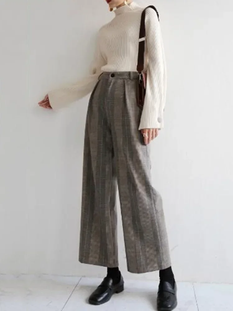 Beautyblue Fashion Women's Clothes Knitted Sweater Casual Button Half-high Collar Solid Color Elegant Knitwear Female Pullover