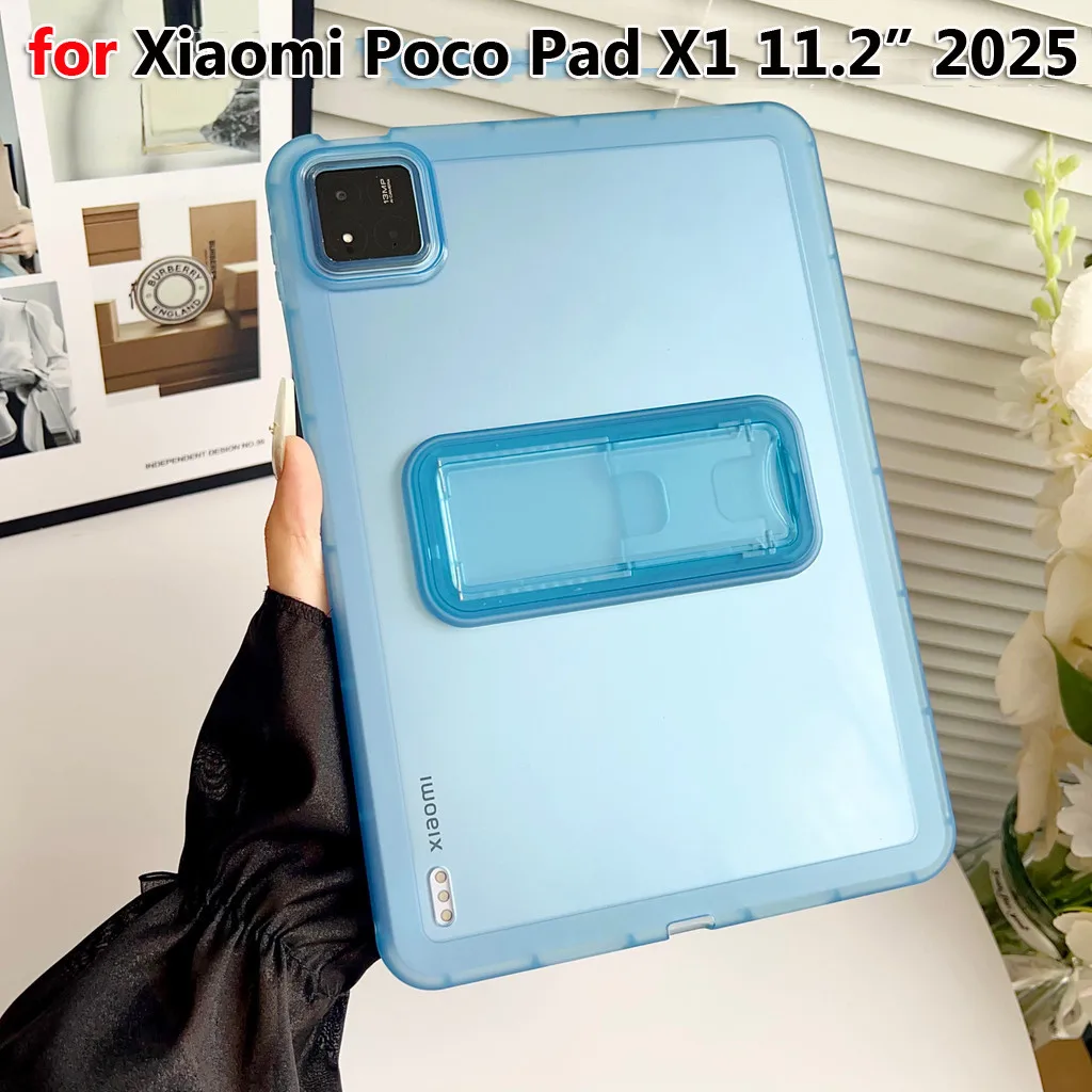

Case for Xiaomi Poco Pad X1 11.2 Inch Pad8 Pro8 2025 K Pad Mini 8.8 for Redmi Pad 2 11" SE SE 8.7 Clear TPU Soft Tablet Casing