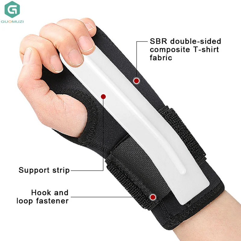 อุปกรณ์พยุงข้อมือแบบมืออาชีพ 1 ชิ้น สำหรับโรคข้ออักเสบ สายรัดข้อมือ ป้องกันอาการเคล็ดขัดยอก สำหรับออกกำลังกาย