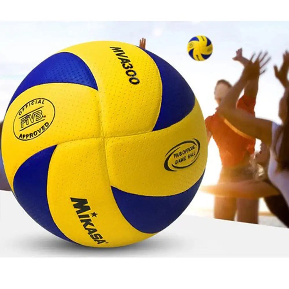 Boy Christmas Gift Volleyball,Model300, Super Hard Fiber, Brand, Competition, Size 5