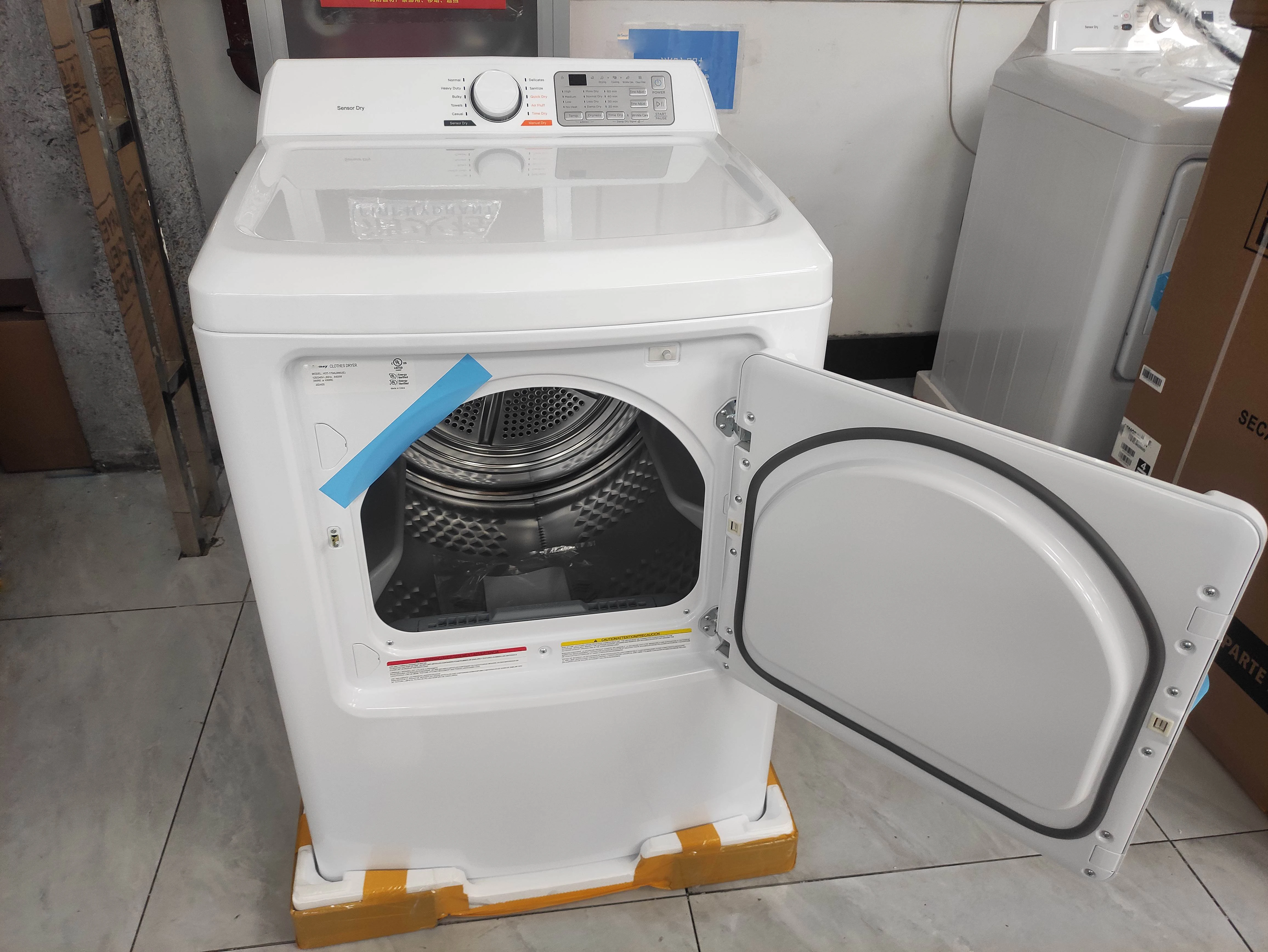 7CUFT ELEC&GAS POWER SOURSE FRONT LOAD HOUSEHOLD DRYER FOR DDT-170ALBMU(G)