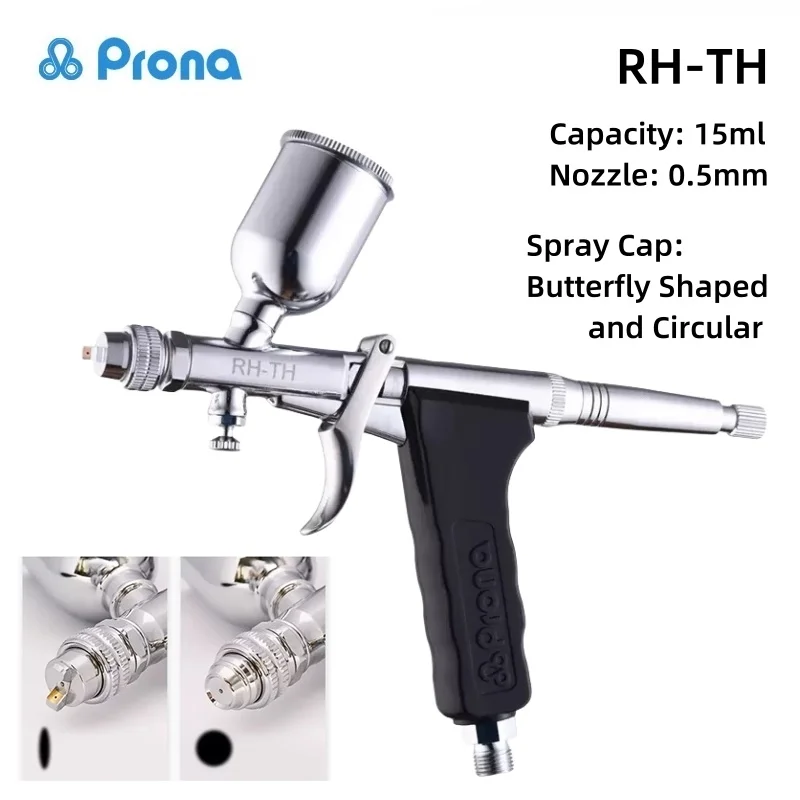 

Prona RH-TH Airbrush 0.5mm Nozzle 15ml RHTH Spray PenCar Local Touch Up Paint Spraying Small Mini Spray Gun Paint Spray Tool