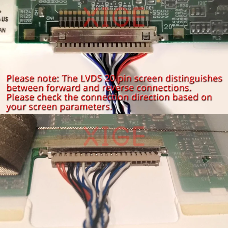 ل LQ133K1LA04 LQ133K1LA4A B133EW01 LQ133K1LD4B مصفوفة محرك مجلس عدة لتقوم بها بنفسك 1-CCFL LVDS 20-Pin 1280*800 HDMI + VGA + AV + USB 1280x800 #5
