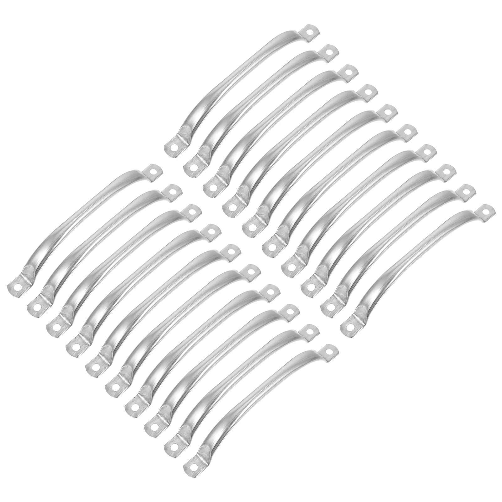 

20pcs Stainless Steel Cabinet Handles Durable Hole Center Pulls Kitchen Drawer Knobs Cutting Board Hardware Smooth Edge