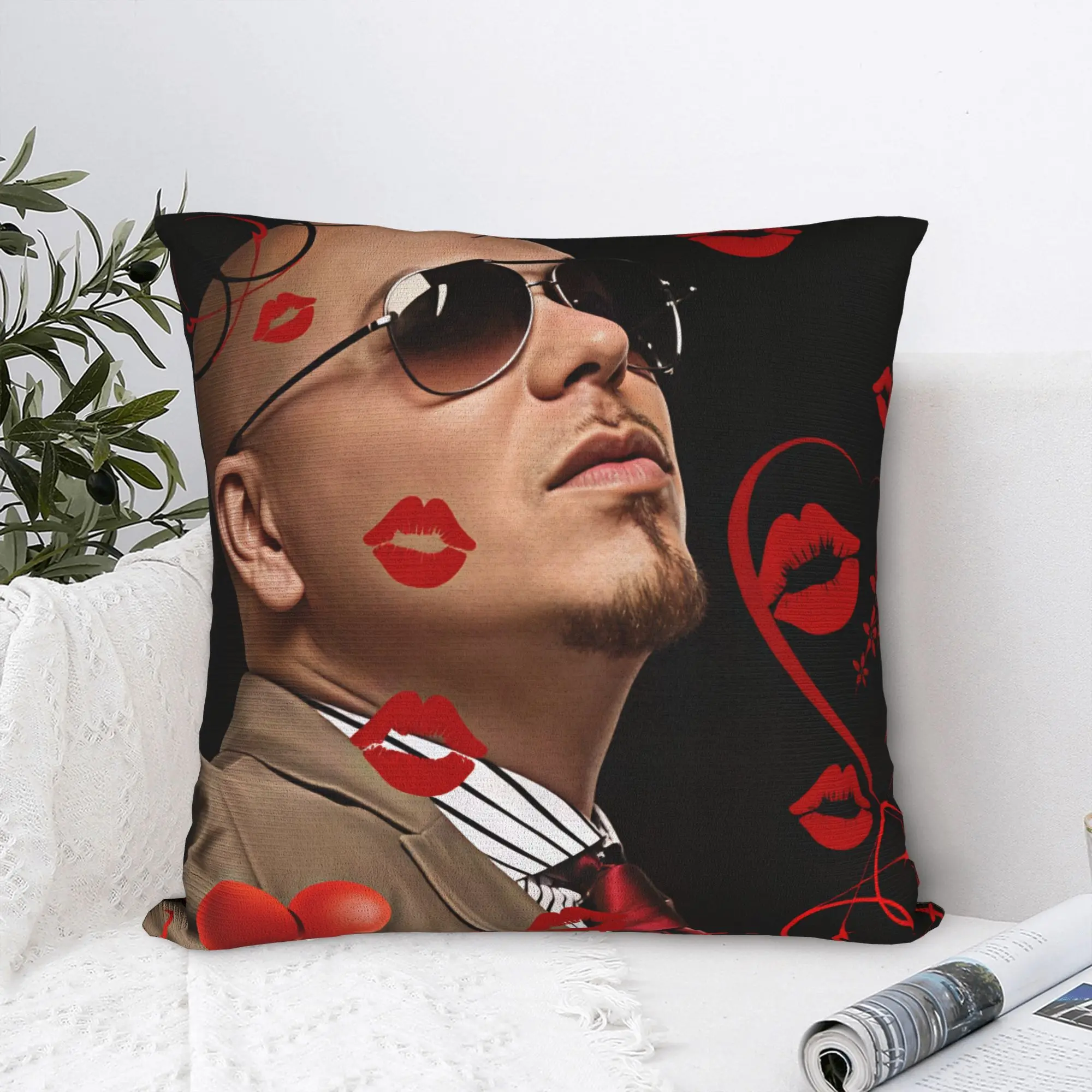 Pitbull Mr Worldwide Tour Pillow Case  Print Pillow Cover Fashion Cushion Cover For Sofa Bedroom Home Decor