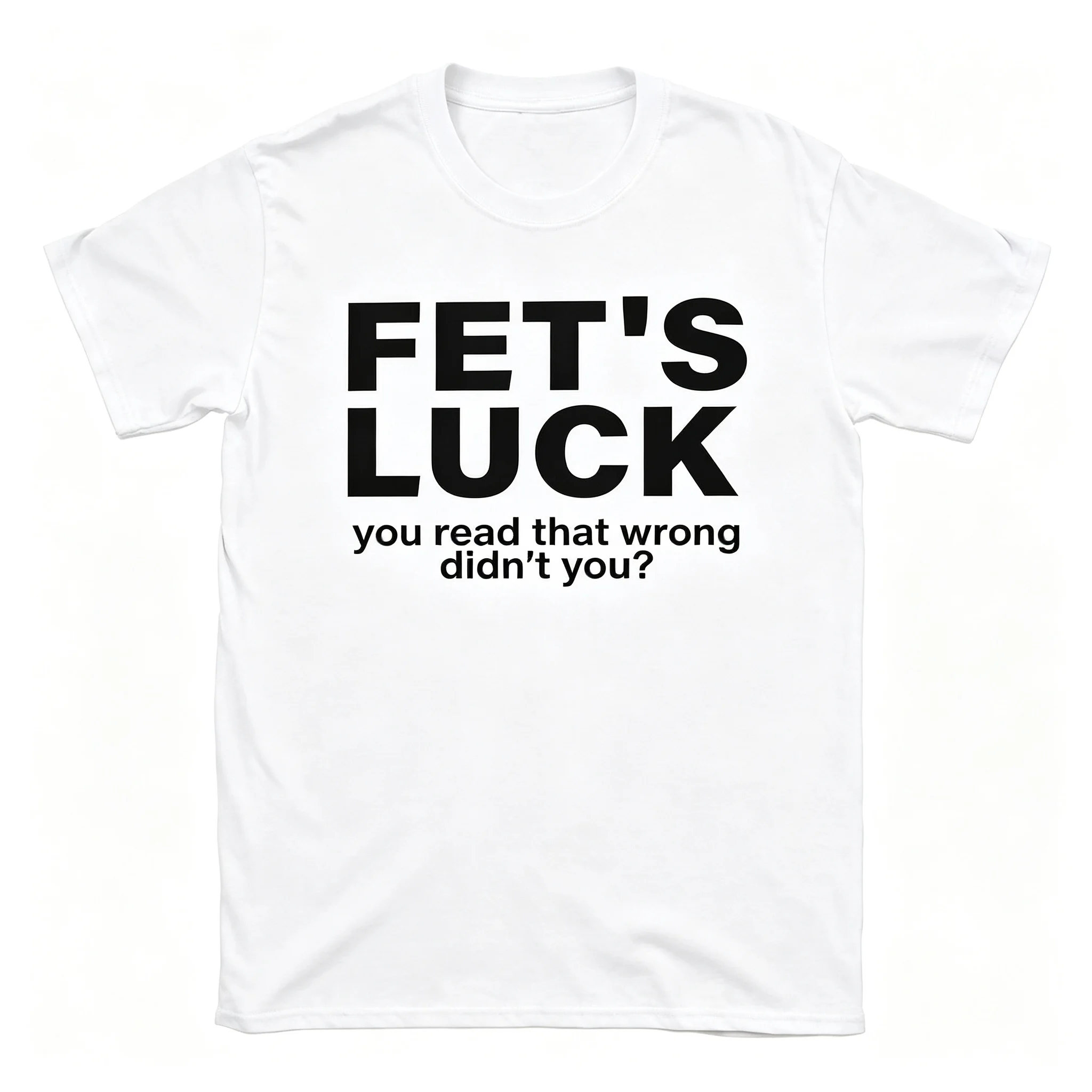 2026 New Y2k Family Matching Unisex Oversized T Shirt Funny Trick Text Prank Slogan Print Streetwear Tee