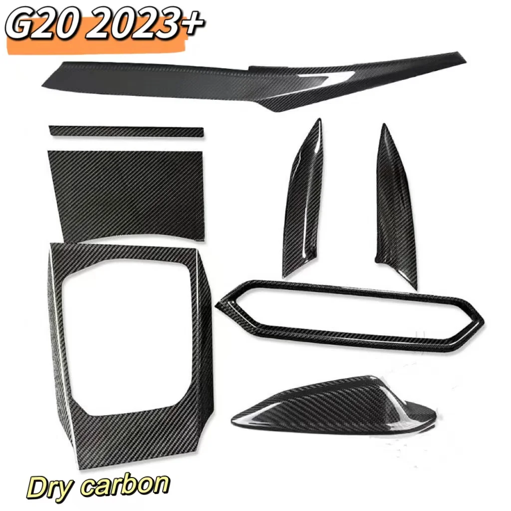 

MRD Fit for BMW G20 G28 2023+ Car Interior Accessory Decorative Kits Real Carbon Fiber Made Interior Trim