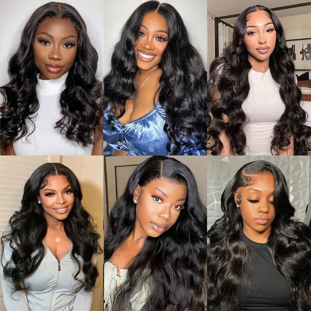 Body Wave Real Hair Bundle Of  Brazilian Wave Black Braiding Double Hair Curtain Hair Extensions Natural Color 1 3 4 pcs