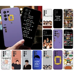 Phone Case for Samsung S24 S23 S22 S21 S20 Ultra S20 S22 S21 S10E S20 FE S24 Plus Friends TV Show Case