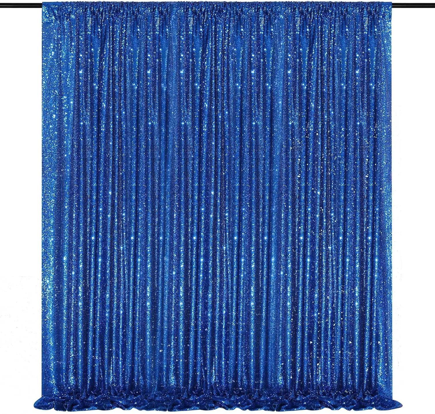 

Royal Blue Sequin Backdrop 1Pcs-4ftx8ft Photo Background Curtains for Photoshoots, Birthday, Wedding, and Prom Decor