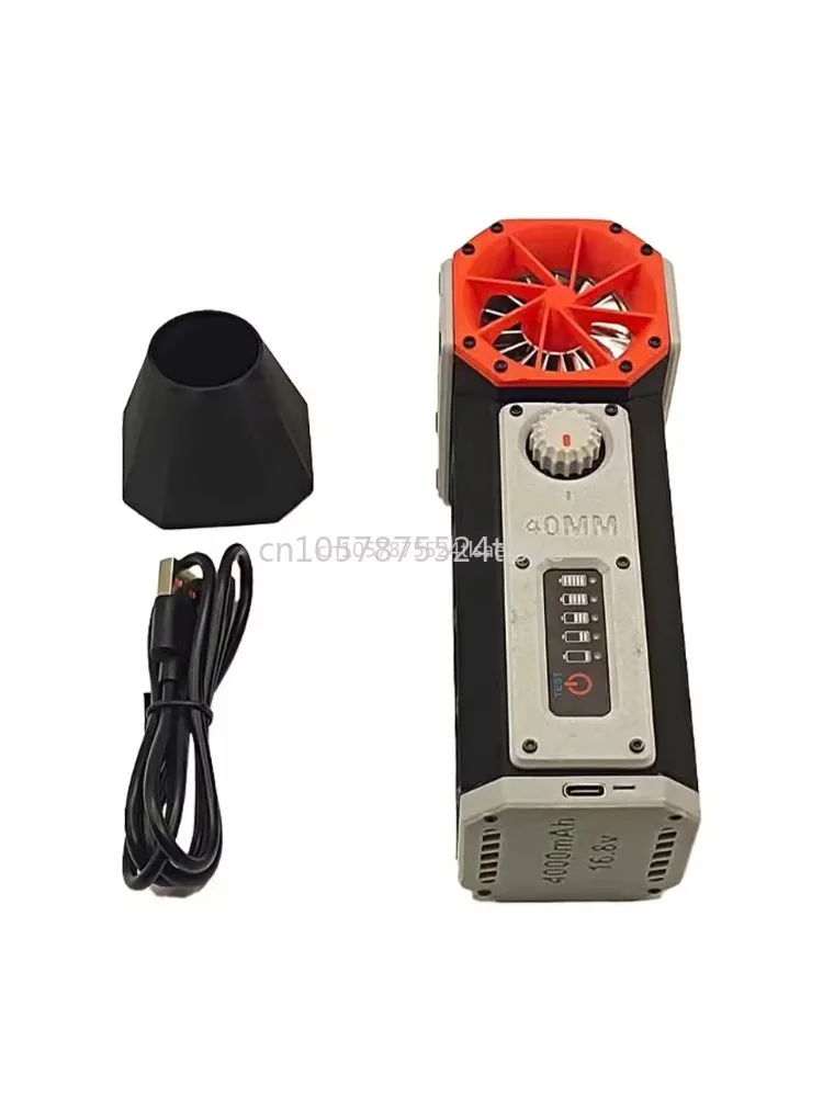 40 Ducted Fan Violent Turbo Fan Blowing and Suction Integrated 600g Thrust Long Battery Life Snow Blowing Water