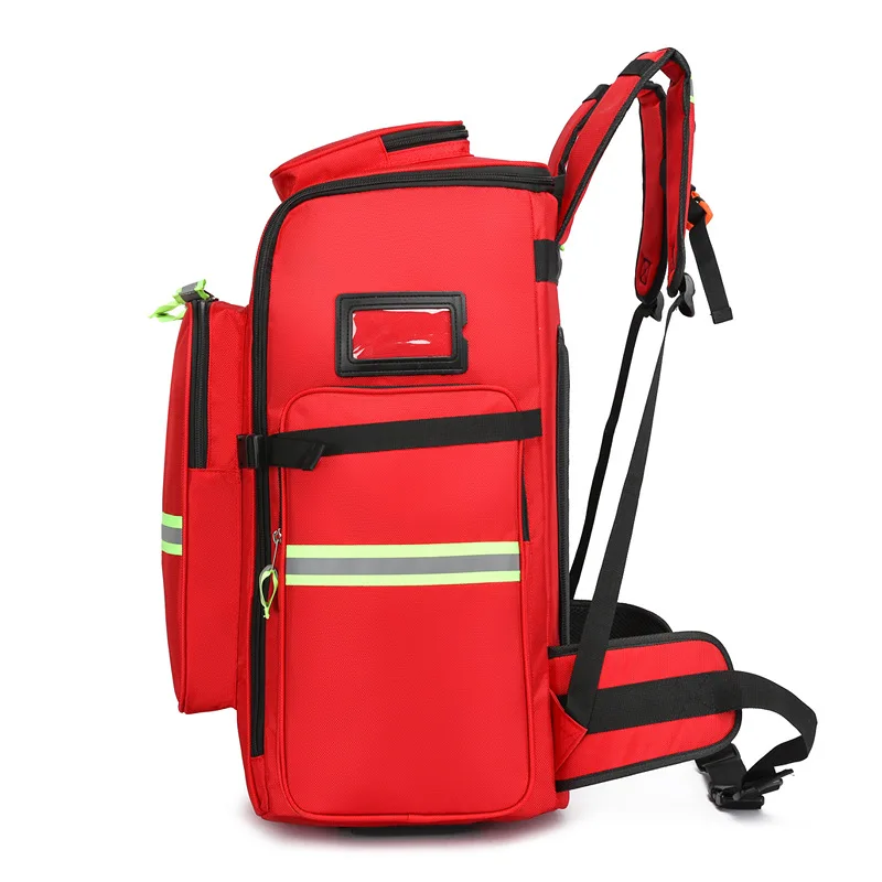 First Aid Kit Empty Emergency Backpack First Responder Trauma Bag Medical Supplies Case for Disaster Relief Field Trips Camping