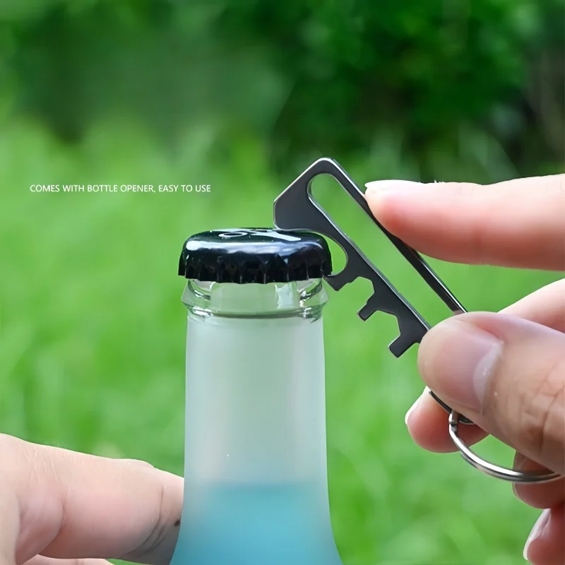 Outdoor equipment EDC tools Rattlesnake clip key ring Mountaineering buckle Quick hanging equipment accessories