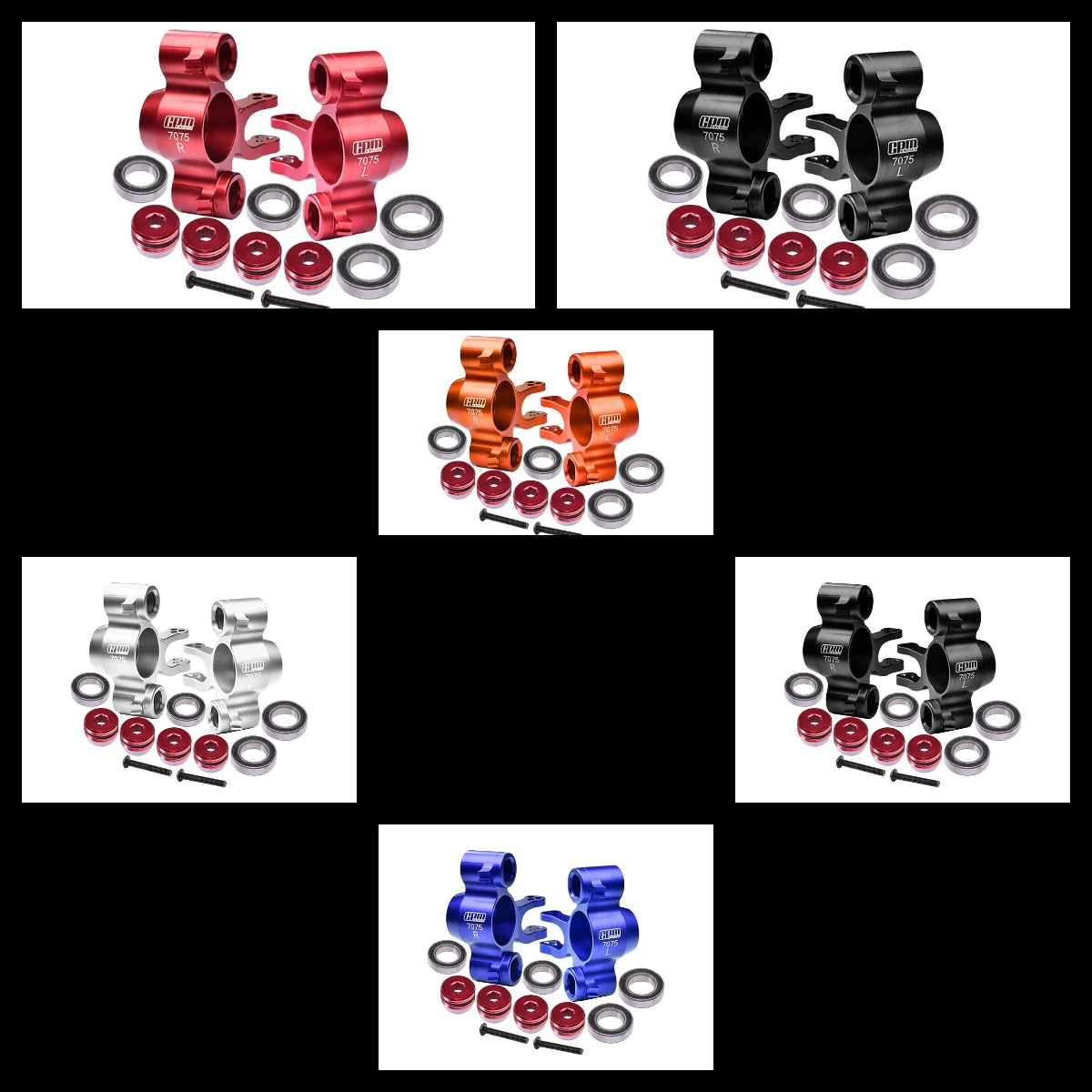 

GPM TRAXXAS E-Revo 56087-1 For Aluminum 7075-T6 Front/Rear Knuckle Arms