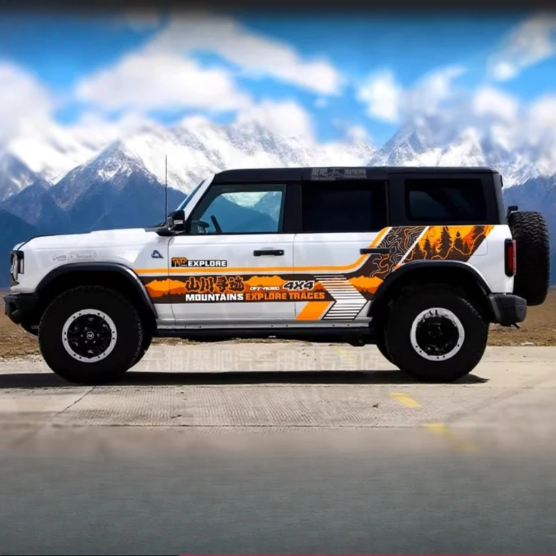 

Наклейка на автомобиль для Ford Bronco, для кастомизации внешнего вида, модификации, спортивная, модная наклейка