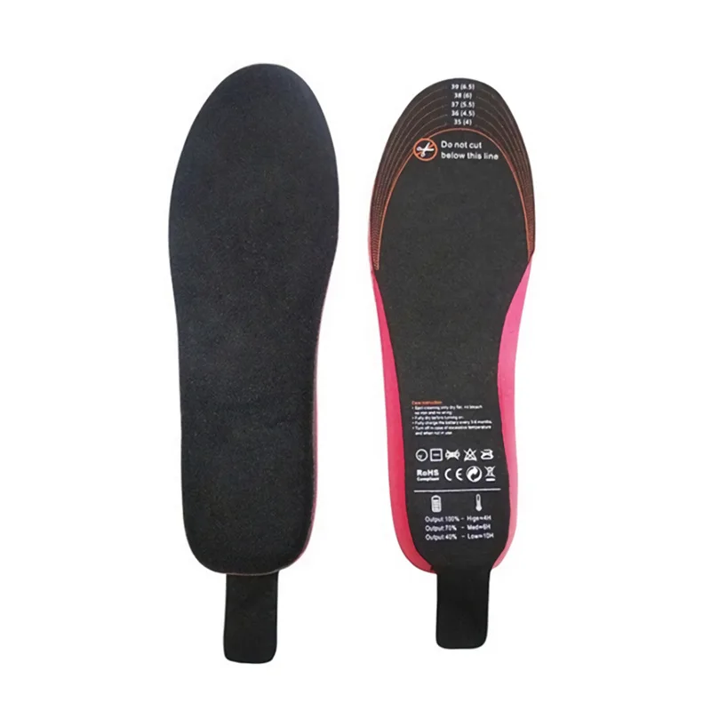 

Three-speed electric heating insole USB charging heating insole, winter skiing warm