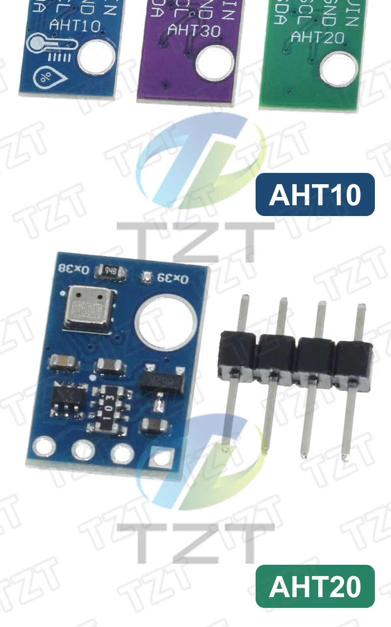 AHT10 AHT15 AHT20 AHT21B AHT25 AHT30 Hochpräzises digitales Temperatur- und Feuchtigkeitssensor-Messmodul mit I2C-Kommunikation – Detail 19