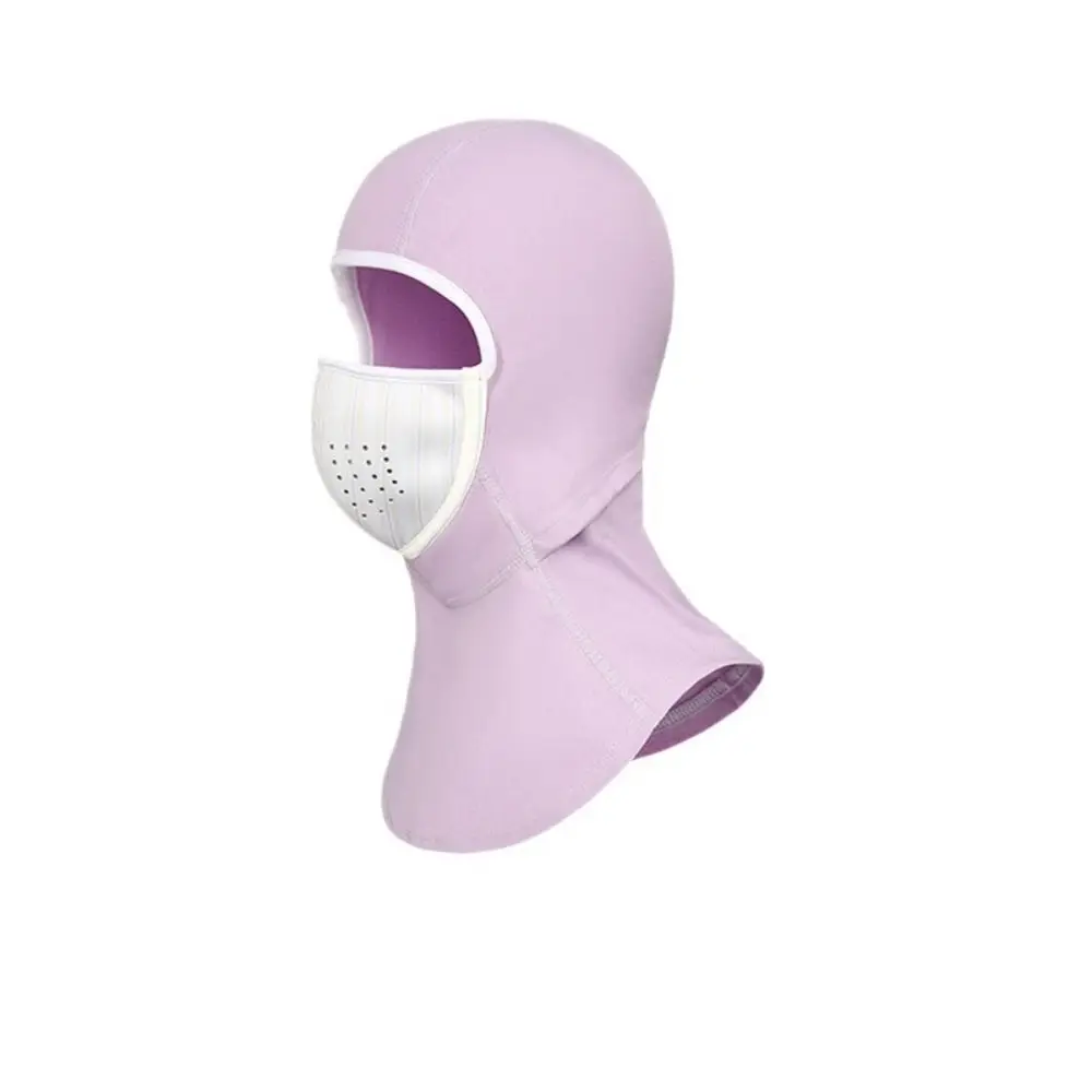 قناع وجه شتوي سميك من الصوف المغناطيسي للتزلج بالاكلافا مقاوم للرياح ومقاوم للبرد ومبطن بالصوف وغطاء رأس دافئ قابل للتنفس