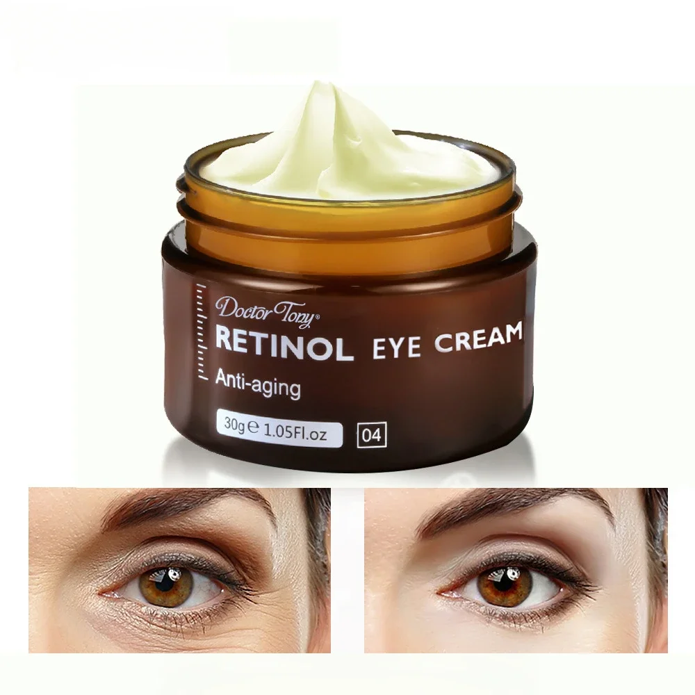 

30g Intensive Anti-Aging Eye Cream with Retinol and Peptides for Youthful Radiant Eyes Care