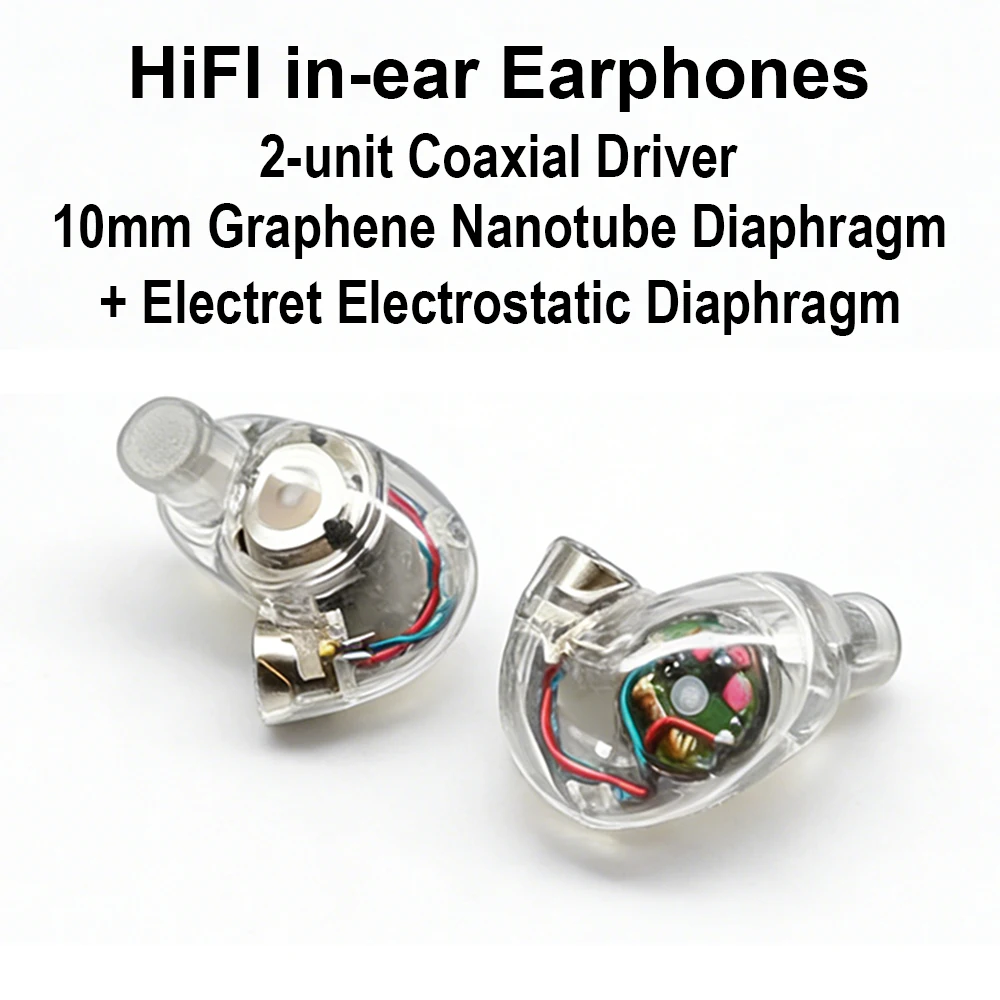 

Наушники-вкладыши IEM, внутриканальные мониторы, Hi-Fi наушники с 10-мм динамическим драйвером, проводные наушники для мобильных устройств, ноутбуков, игровых консолей, NC AUDIO