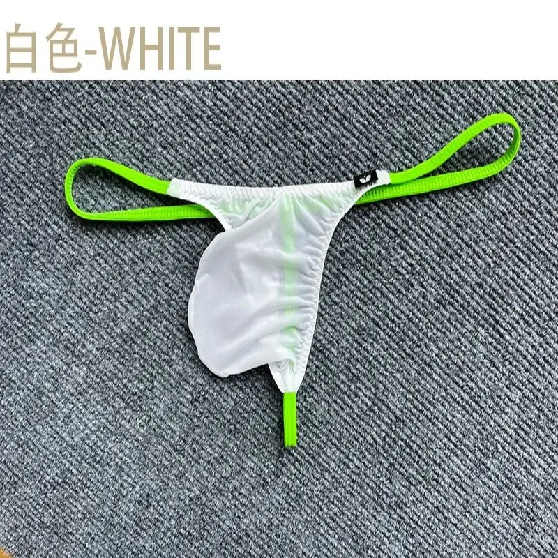 New Arrival Mens Sexy Thongs Naked Palm  G-strings Underwear Big Penis Pouch Underwear  ColorFul Mini Comfort Undies