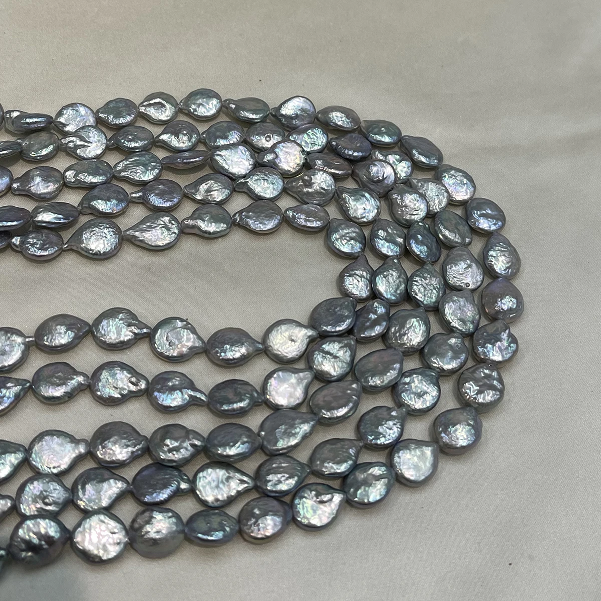 Natürliche Süßwasser-Isolationsperlen, gefärbt, für die Schmuckherstellung, DIY-Halsketten, Armbänder, Ketten, Ohrringe, Accessoires – Detail 5