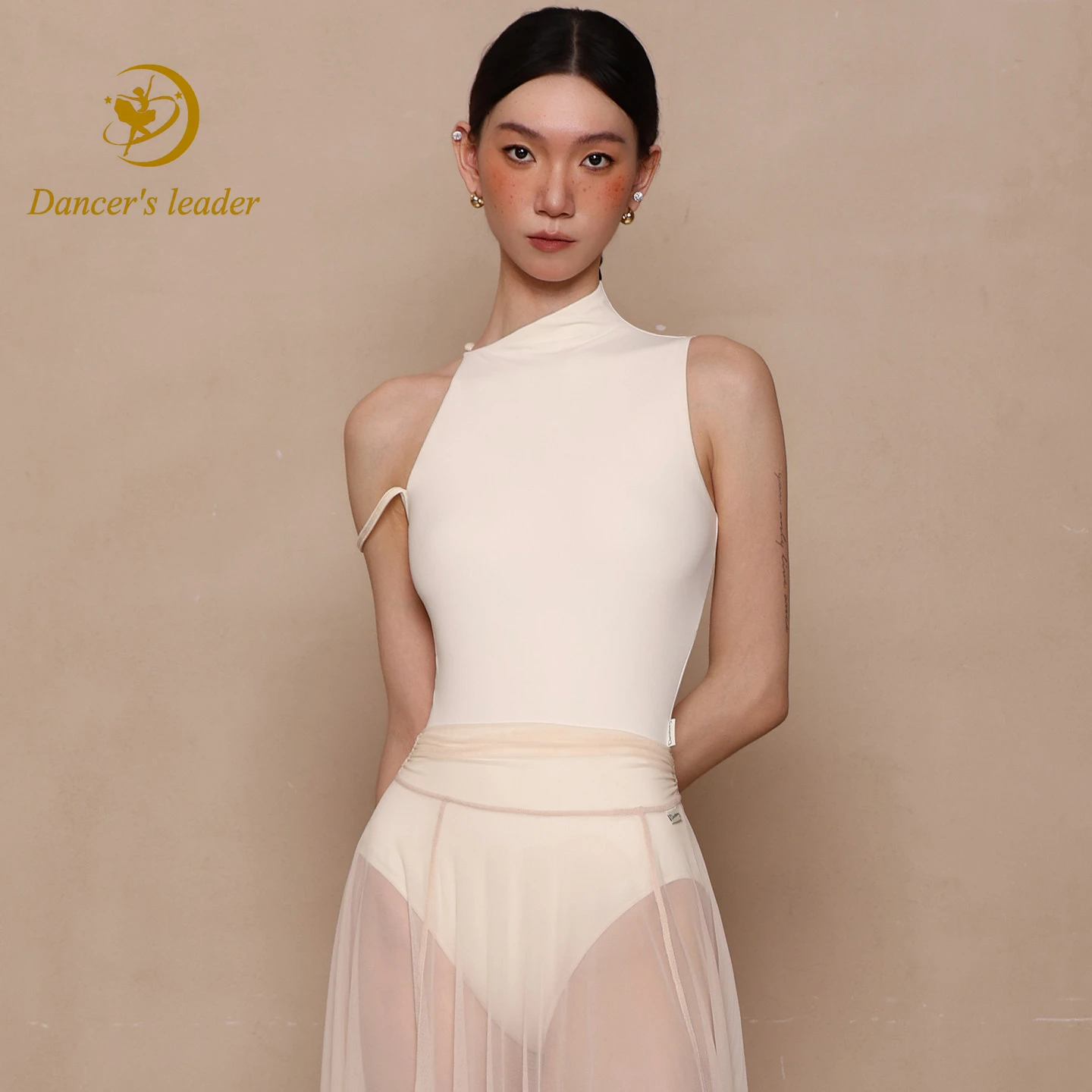 

Балетный трико для женщин, подтяжки с нерегулярной пряжкой, гимнастическое платье, костюм для воздушной йоги для взрослых, боди