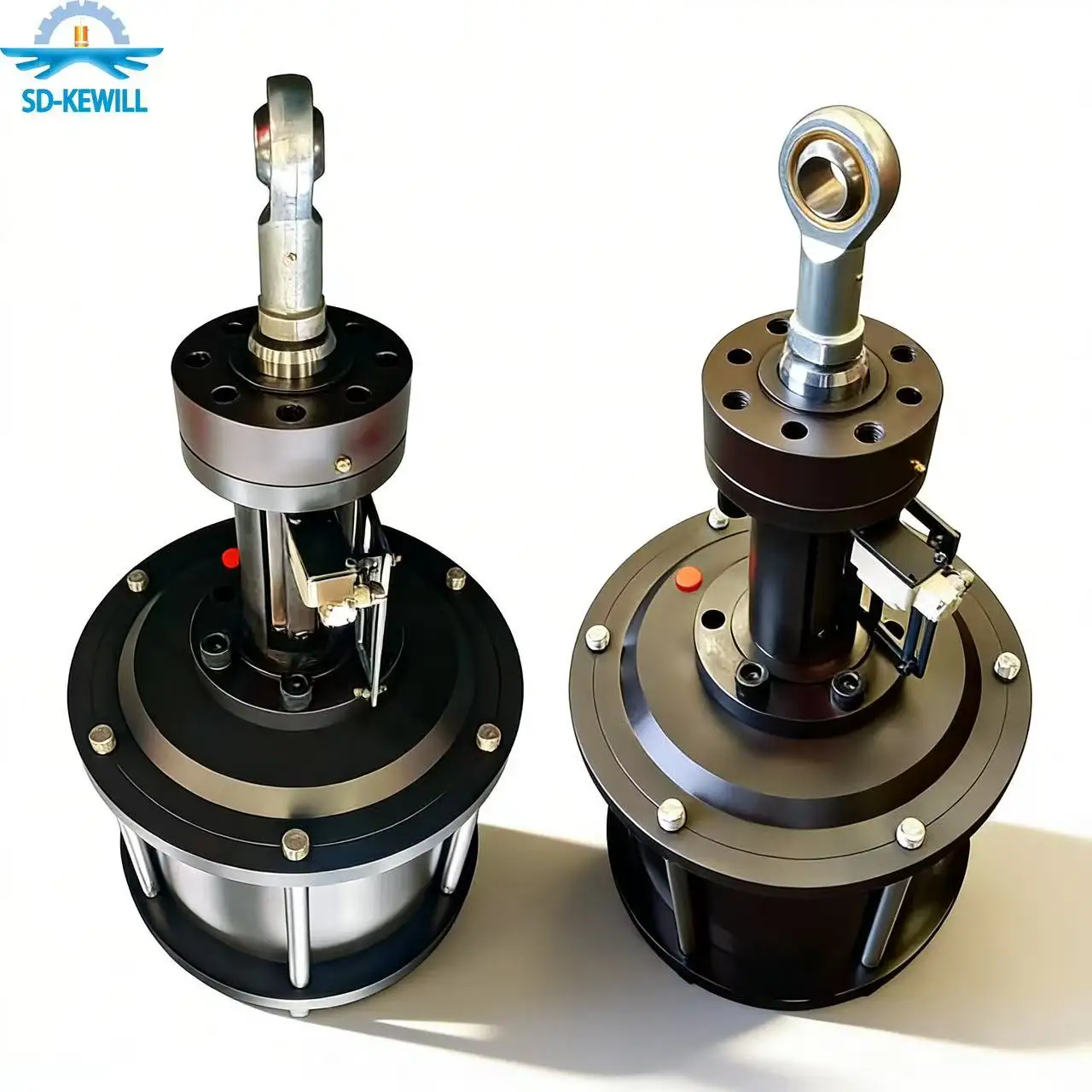 New Custom Aluminum Cylinder Large Pneumatic Cylinder With Solenoid Valve Big Bore 400mm For Tire Mounting Dismounting Machine