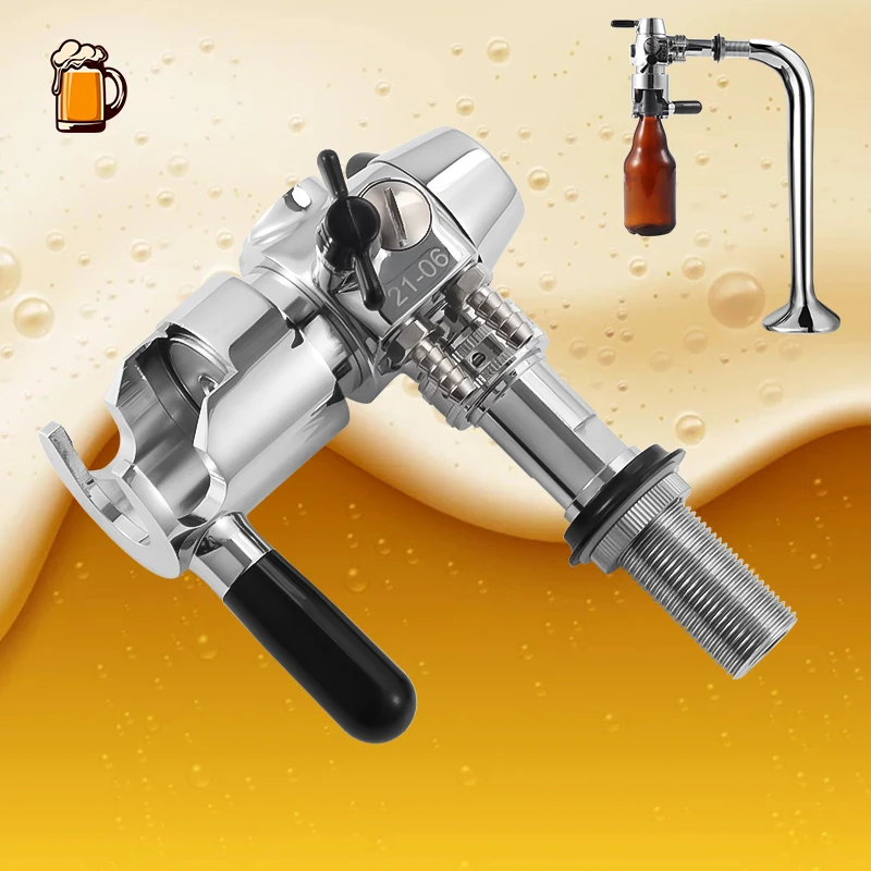 Homebrew Beer Bottling Anti Foam Device, Pretty Dispenser Bottle Filler
