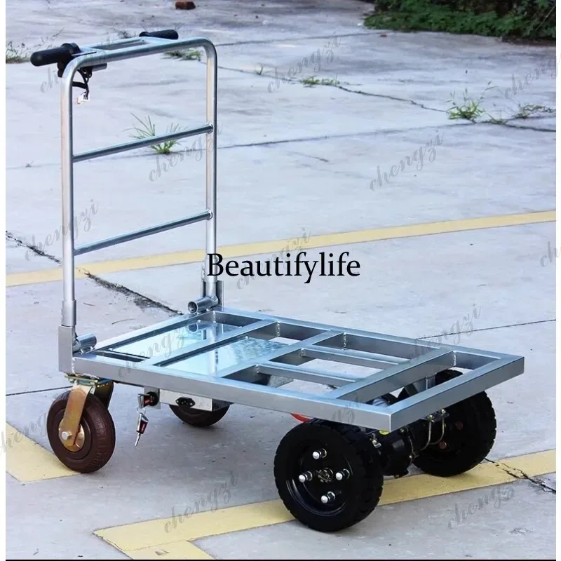 

HR Electric truck Flat truck Pull goods Household elevator Construction Agricultural breeding trolley Cement