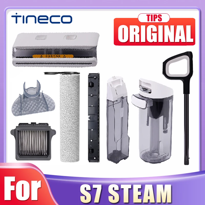 

Original Accessories For Tineco S7 STEAM Wet Dry Water Tank brush roller HEPA Filter Holder Vacuum Cleaner Parts