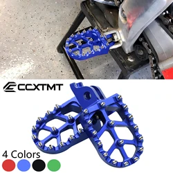 CNC Aluminum Foot Pegs Rests Pedals Footpegs For Honda CR125 CR250 2002-2007 CRF250R CRF450R CRF250X CRF450X 2004-2021 Parts