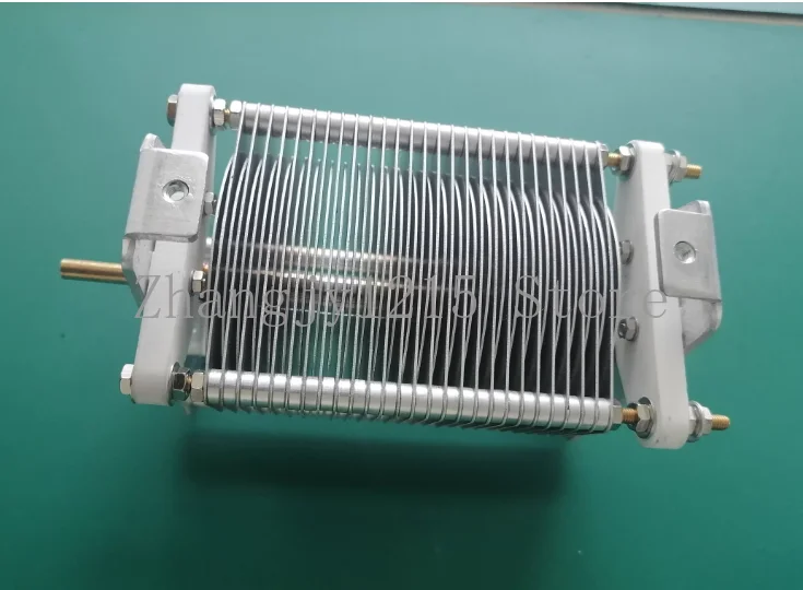 Adjustable Air Variable Capacitor 20P-500P / 29P-240P Withstand voltage 2500V Max current 100A