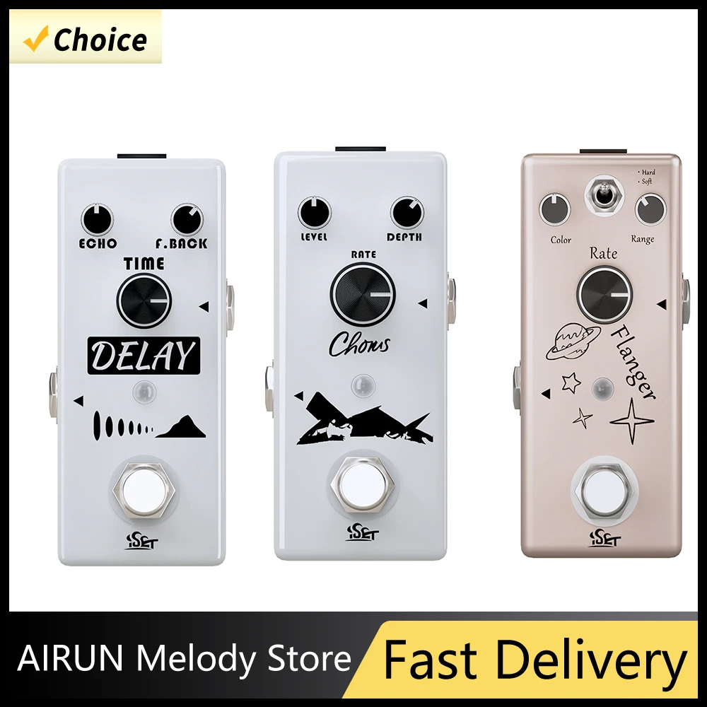 

ISET PD-4/PD-5 /PD-6 GUITAR EFFECT PEDAL Mini Size Series Metal Shell Pedal True Bypass for Electric Guitar Bass Guitar Parts ﻿