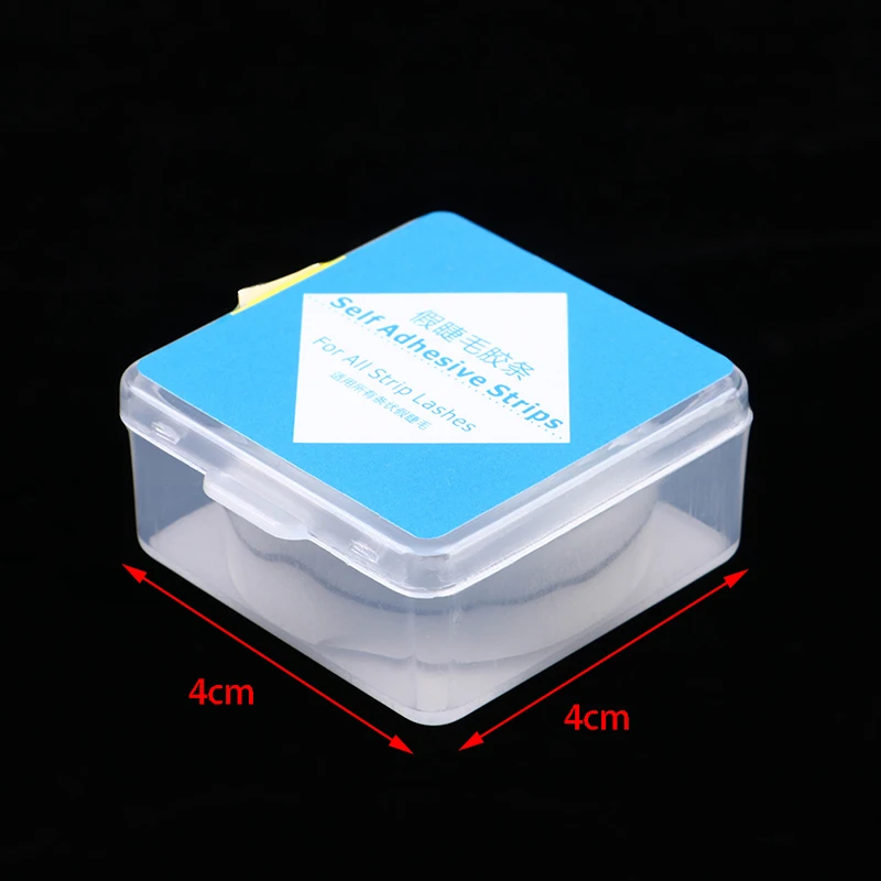 1 ロール再利用可能な自己粘着性接着剤不使用まつげ接着剤ストリップつけまつげメイクアップ美容ツール自己粘着性まつげ接着剤ストリップ