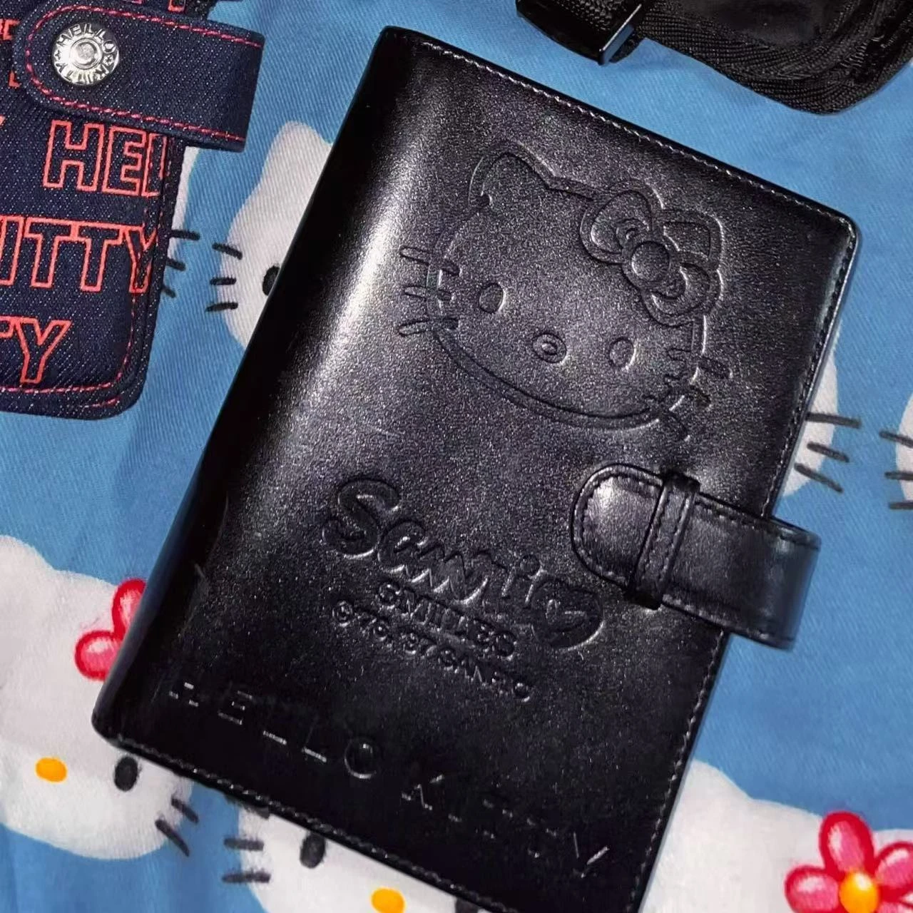 A7 Loose Leaf Notebook High Appearance Multi Functional Card Wallet Portable Passport Cover Cute Cartoon Journal Organizer Bag