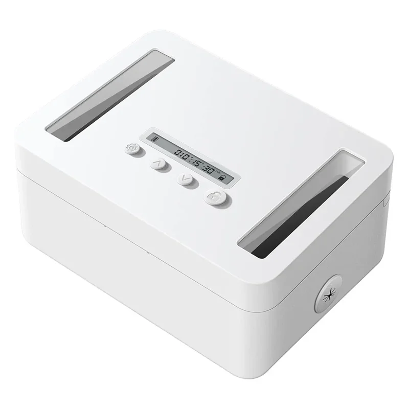 

AT59 Metal Timed Lock Box,Time Lock Box with Child Lock and LED Display,Self-Control Timer Locker for Phones, Snacks, Alcohol